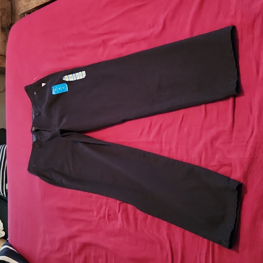 MENS SONOMA FLEX BLACK CHINOS SIZE 32X32.